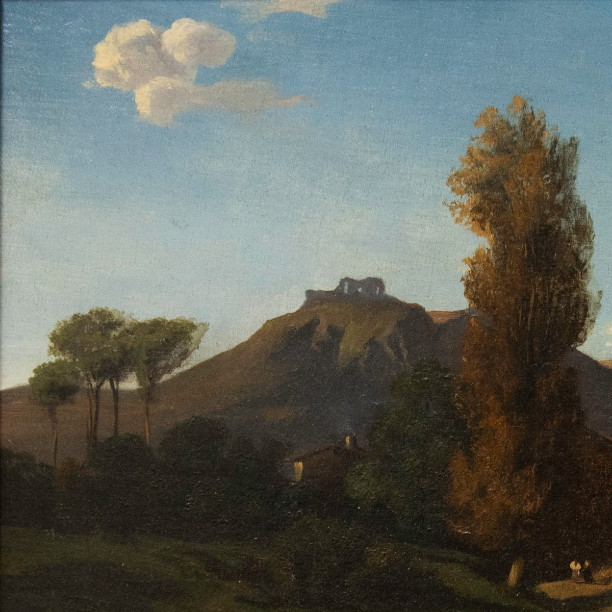 Antoine Ponthus-cinier (1812-1885), Animated Landscape With A Little Bridge-photo-5