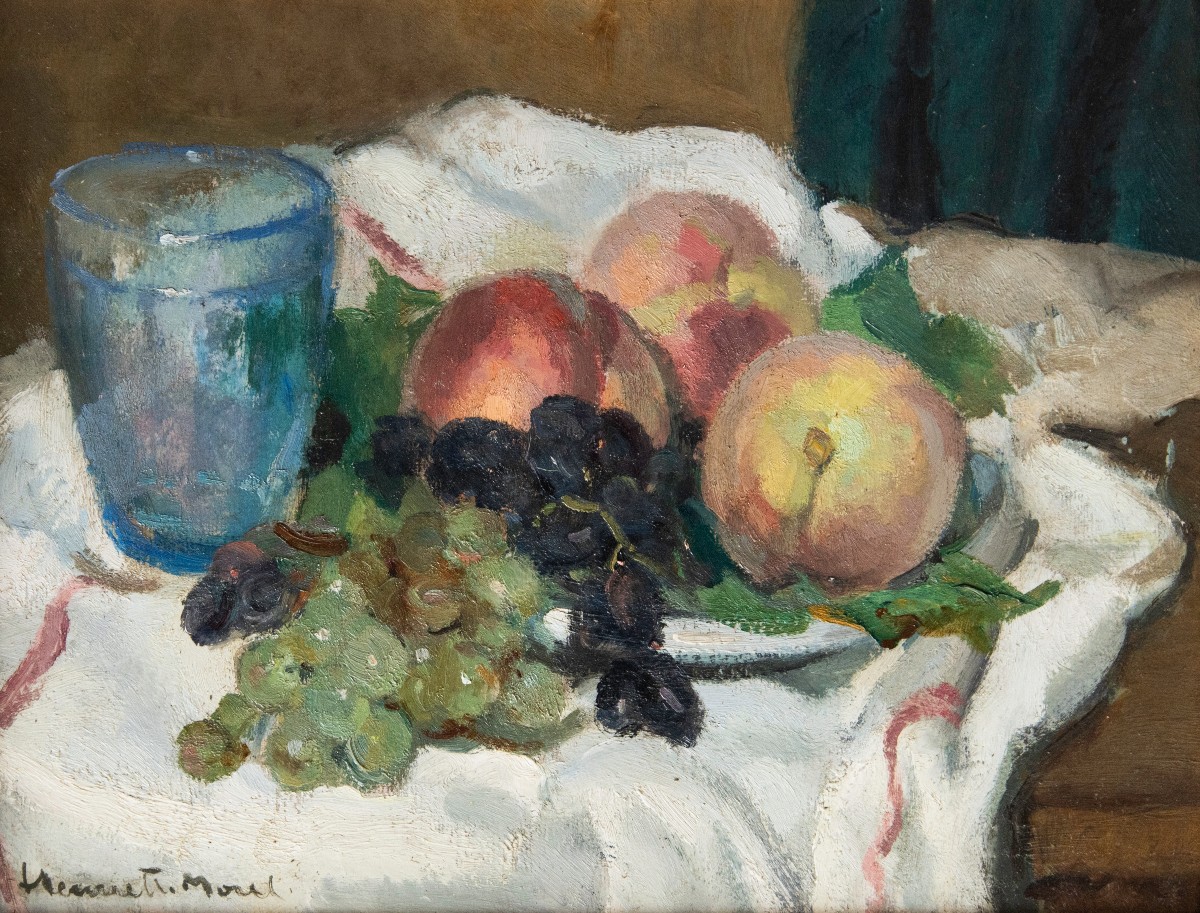 Henriette Morel (1883-1956), Peaches And Grapes