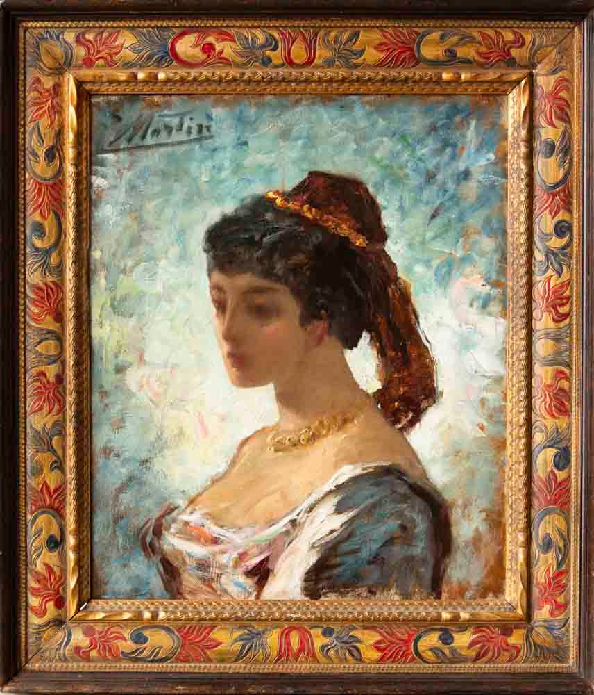 Jacques Martin (1844-1919), Young Woman From Arles-photo-2