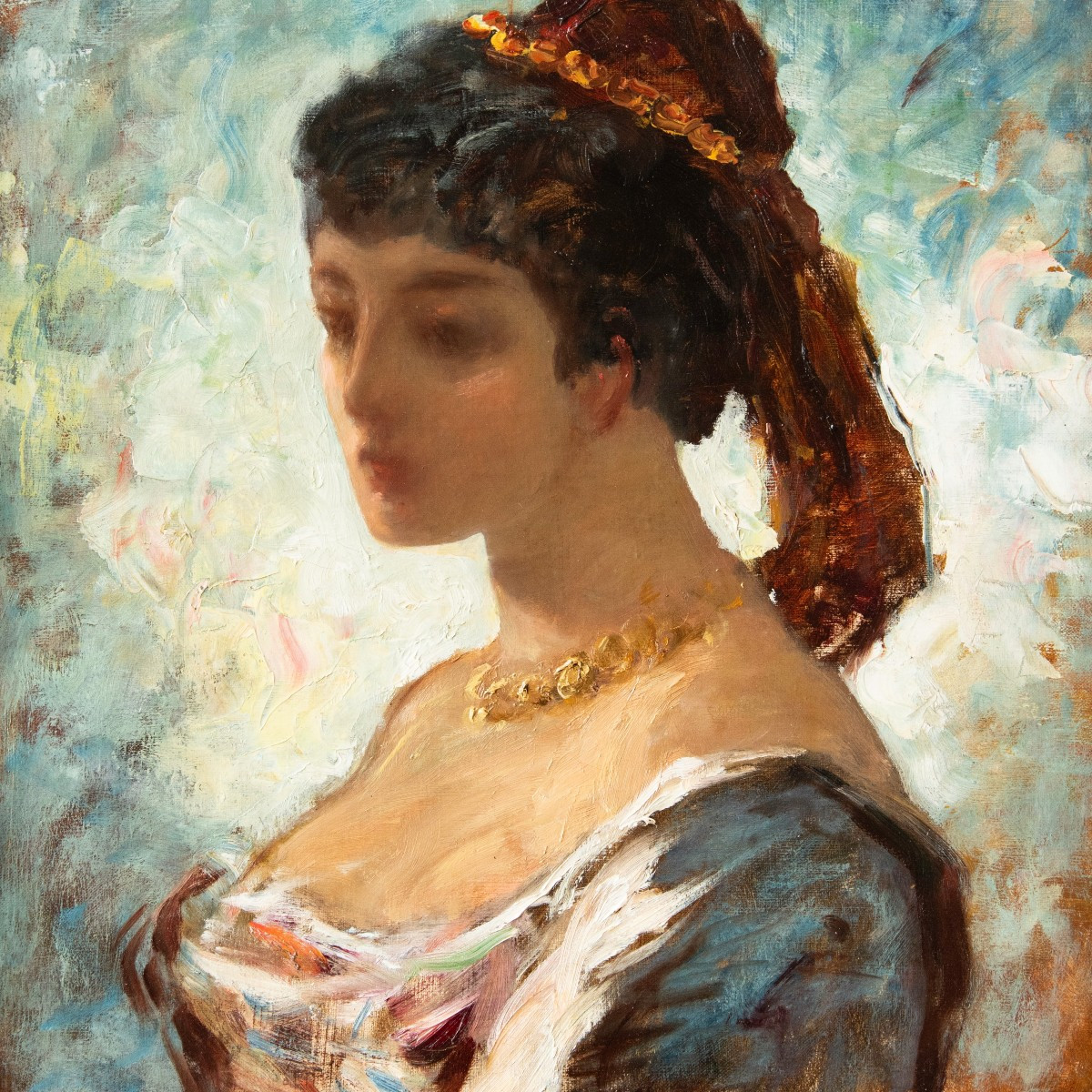 Jacques Martin (1844-1919), Young Woman From Arles-photo-4