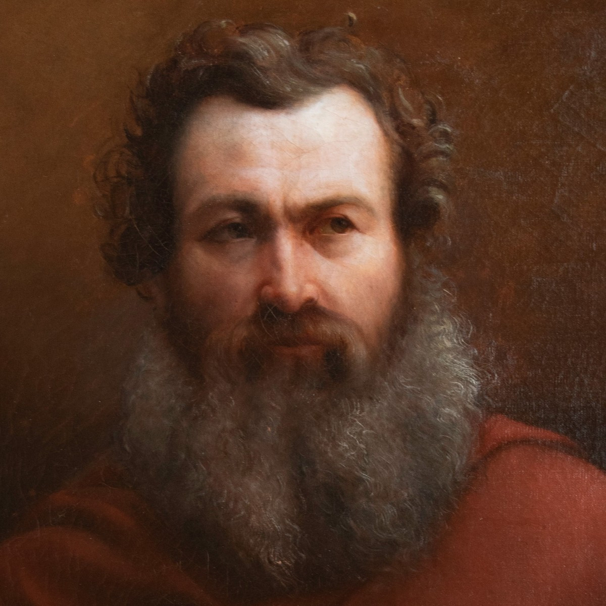Claude-Baptiste Tailleur (1823-1891), Étude d’homme à la barbe grise  (1861)-photo-3