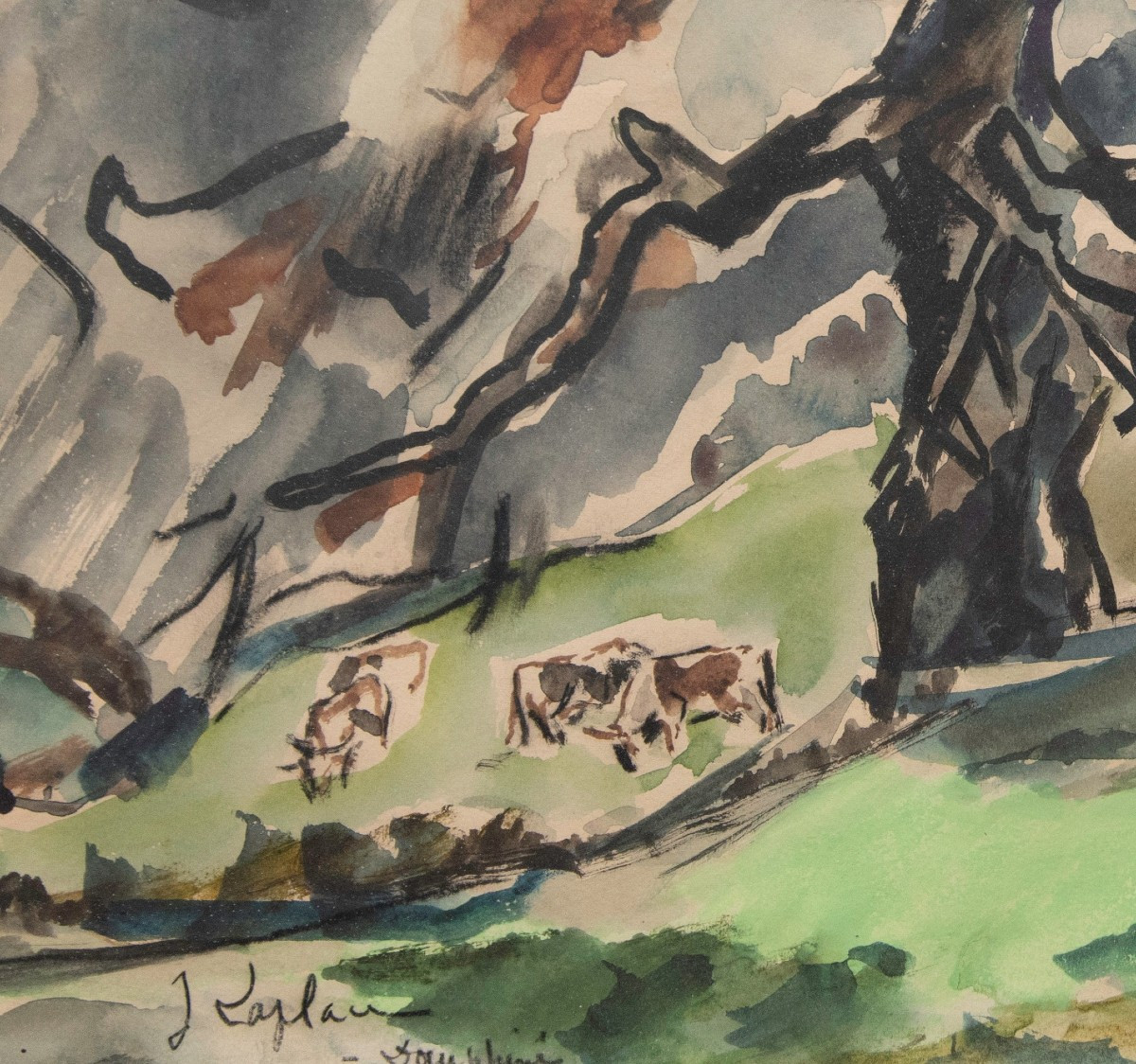 Jacques Laplace (1890-1955), Landscape Of The Dauphiné-photo-3