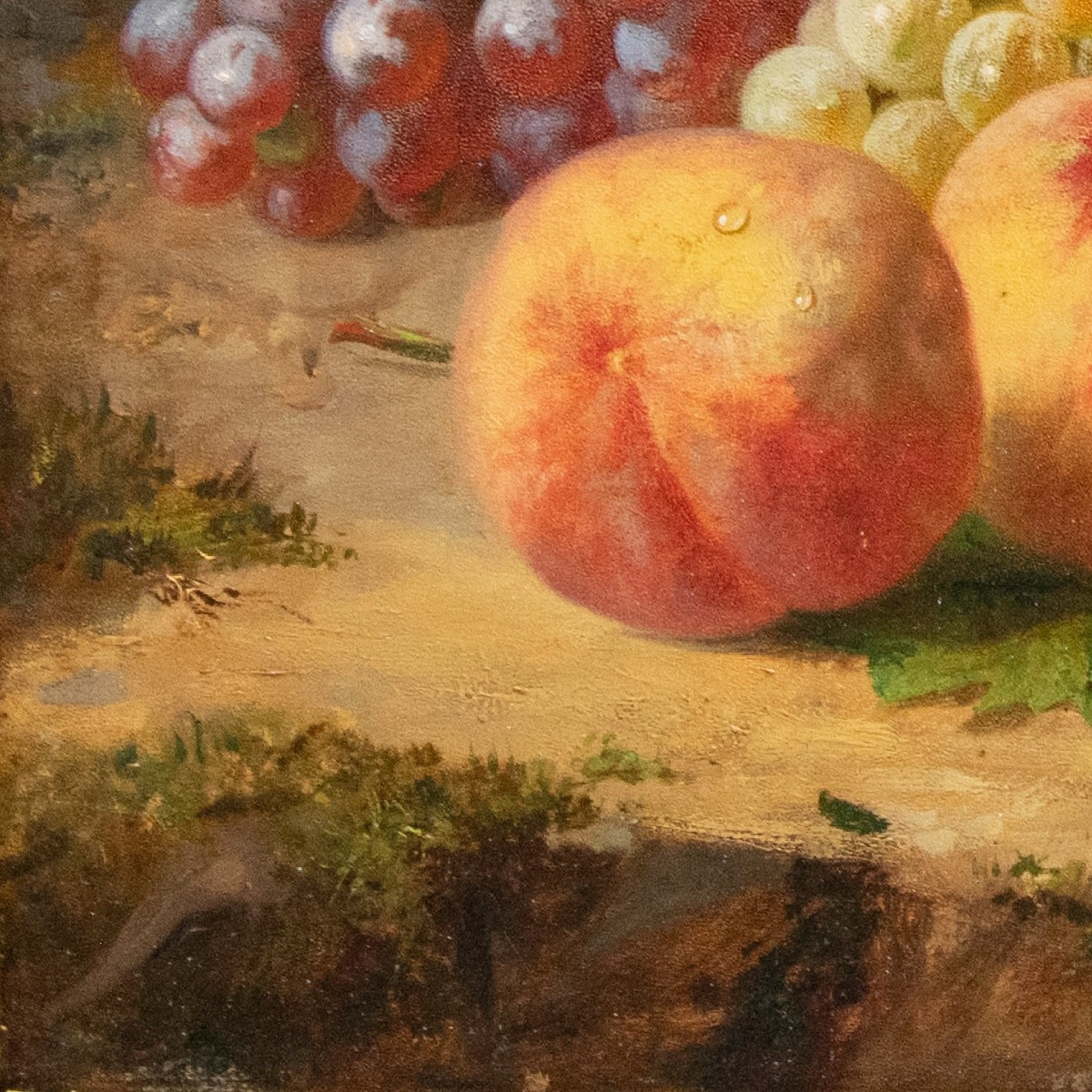 Anthelme Eugène GROBON (1820 - 1878), Nature morte aux fruits -photo-2