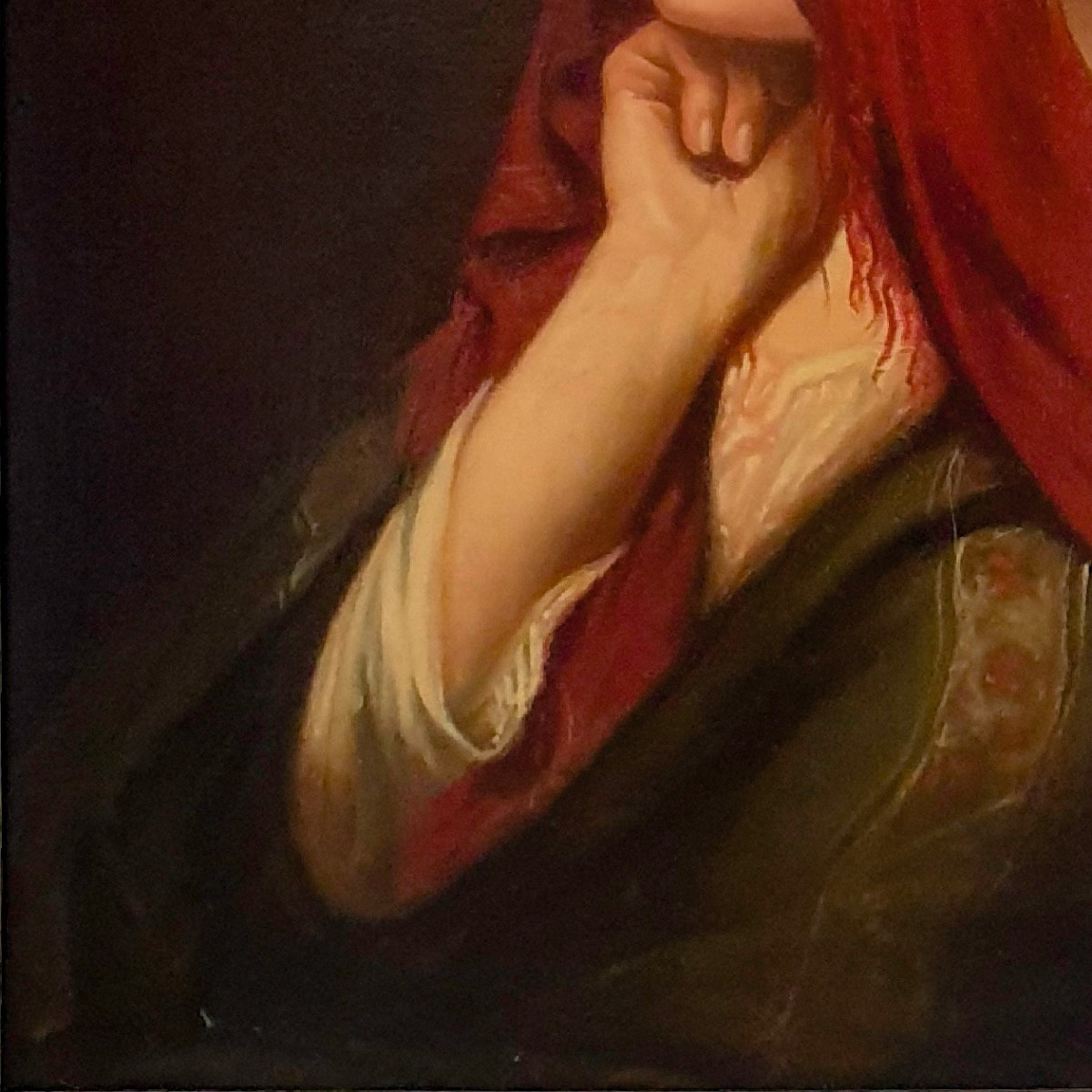 Claude Bonnefond (1796–1860) — Portrait Of A Young Greek Woman From Ischia-photo-1