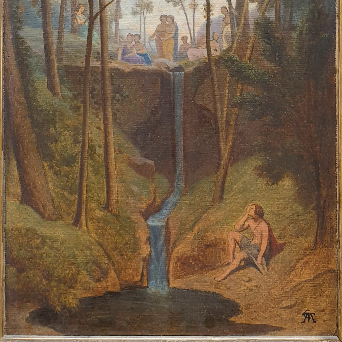 Théodore Caruelle d'Aligny (1798–1871), The Muses Or The Fountain Of Helicon-photo-4