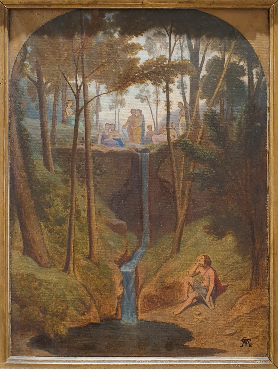 Théodore Caruelle d'Aligny (1798–1871), Les Muses ou la Fontaine de l'Hélicon-photo-2