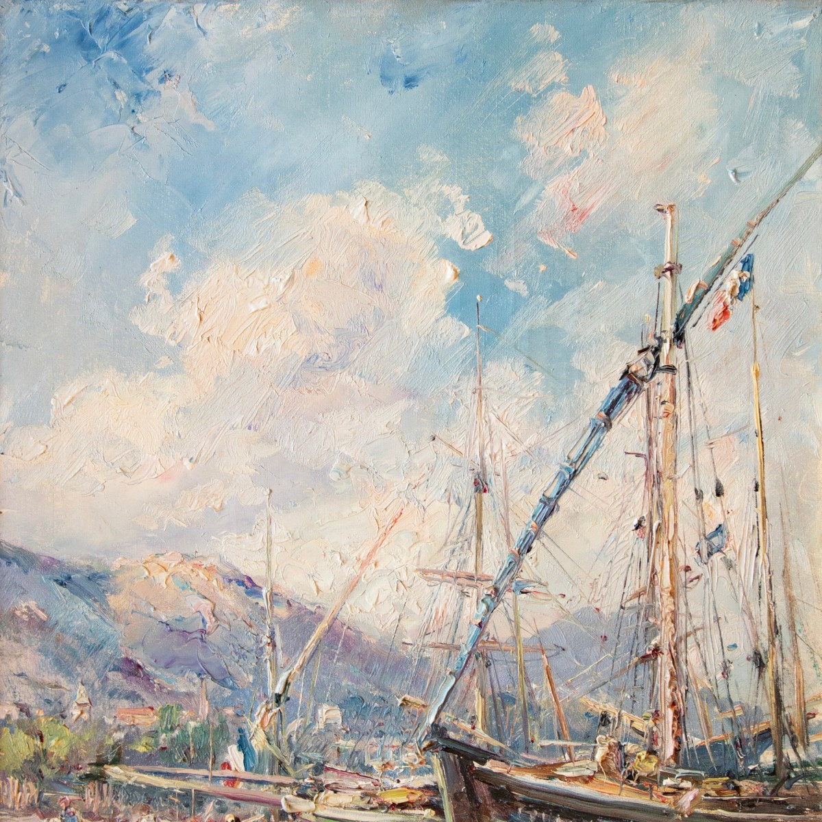 Emile Noirot (1853 – 1924), Port du commerce à Toulon, 1901-photo-4