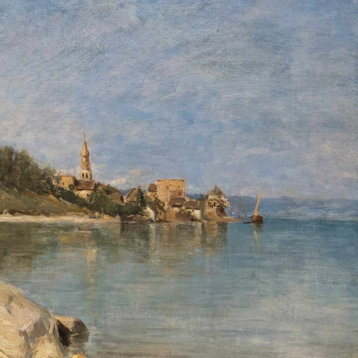 Louis APPIAN (1862 - 1896),  Grande marine  (Yvoire, 1885)-photo-2