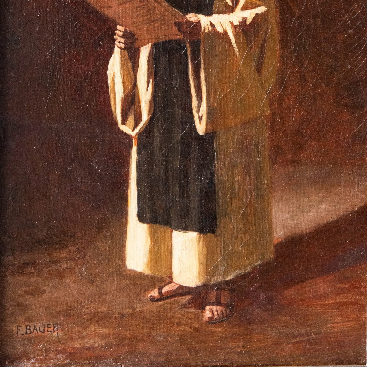 Félix Auguste BAUER (1854 – 1933), Le Chartreux -photo-4