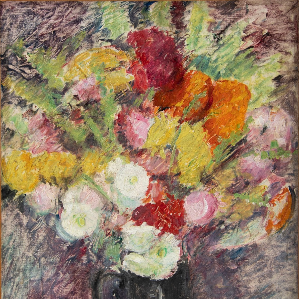 Jean Puy (1876 – 1960), Vase Of Flowers, 1919-photo-4