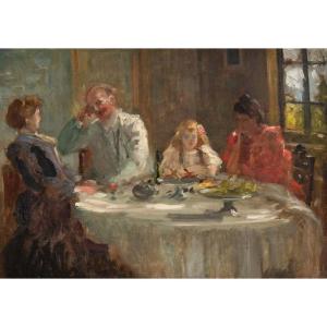 Jacques Martin (1844 - 1919), Le Repas 