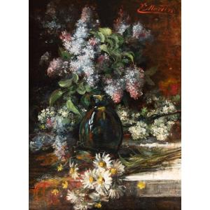 Jacques Martin (villeurbanne, 1844 - Lyon, 1919) - Bouquet Champêtre