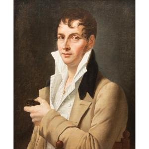 Philippe HENNEQUIN (Lyon, 1762 - Leuze-en-Hainaut, 1833) - Portrait d'homme 