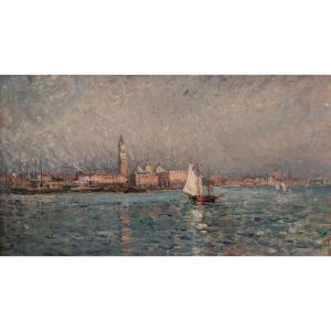Emile Noirot (1854 - 1924) - Venice, Basin Of San Marco