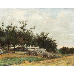Léon Pierre Ducaruge (lavoûte-chilzac, 1843 - Saint-étienne, 1911) - The Meadow