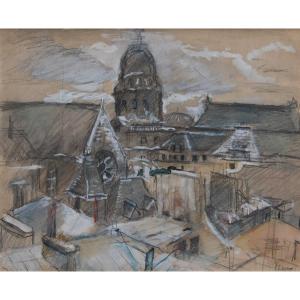 émilie Charmy (1877 - 1974), View Of The Pantheon