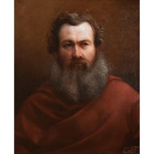 Claude-baptiste Tailleur (1823–1891), portrait Of An Artist (1861)