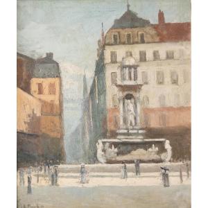 Antonin Ponchon (1891-1965), Place Des Jacobins (lyon)