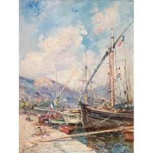 Emile Noirot (1853 – 1924), Le port de Toulon (1901)