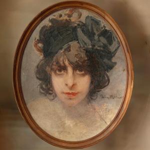 Jean Patricot (1865–1928), Portrait Of Hania Routchine - Dorgelès, 1920