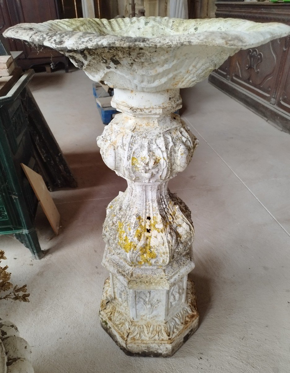 Paire de Vasques en Fonte d'Art -photo-3