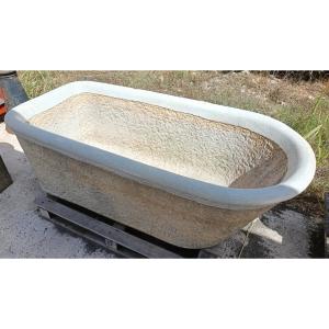 Baignoire en pierre calcaire 