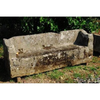 Banc ancien En pierre Grés des Vosges 