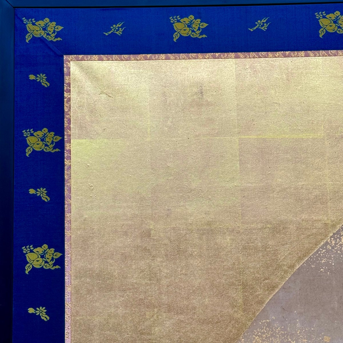 L'automne. Paravent japonais à 2 panneaux. Epoque Meiji-photo-3