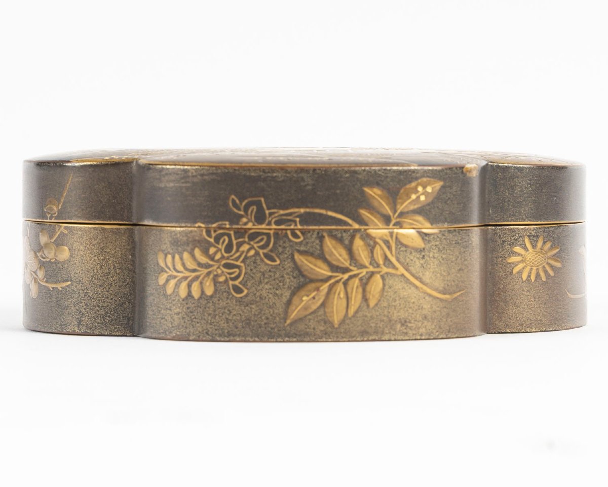 Japanese Gold Lacquer Box (kobako)-photo-3