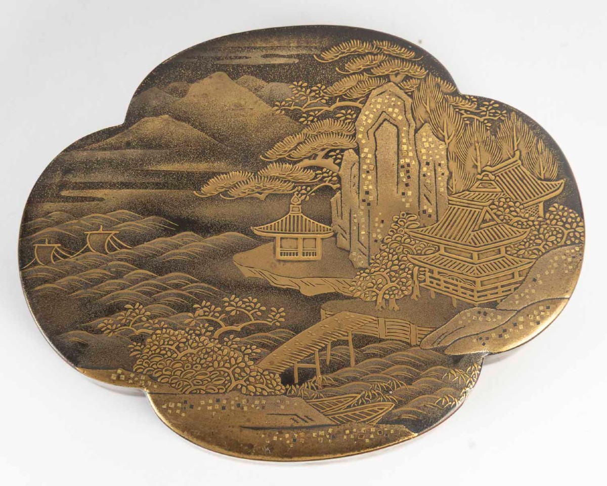 Japanese Gold Lacquer Box (kobako)