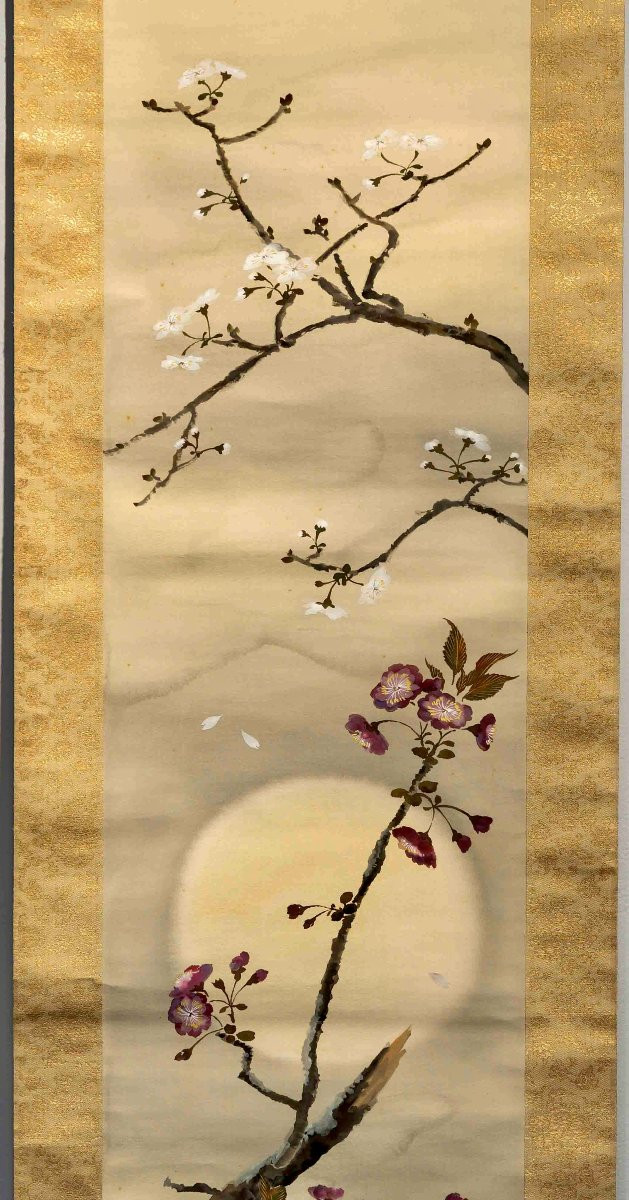 Paire de kakemono japonais par Sano Kosui (1896-1960)-photo-2