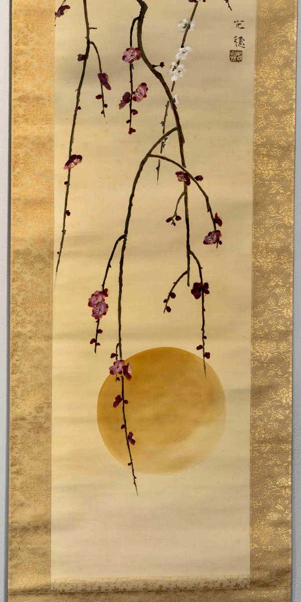 Paire de kakemono japonais par Sano Kosui (1896-1960)-photo-4