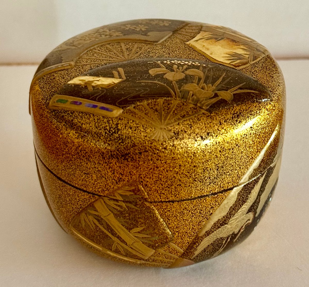 Pot à poudre de thé japonais (natsume)-photo-2