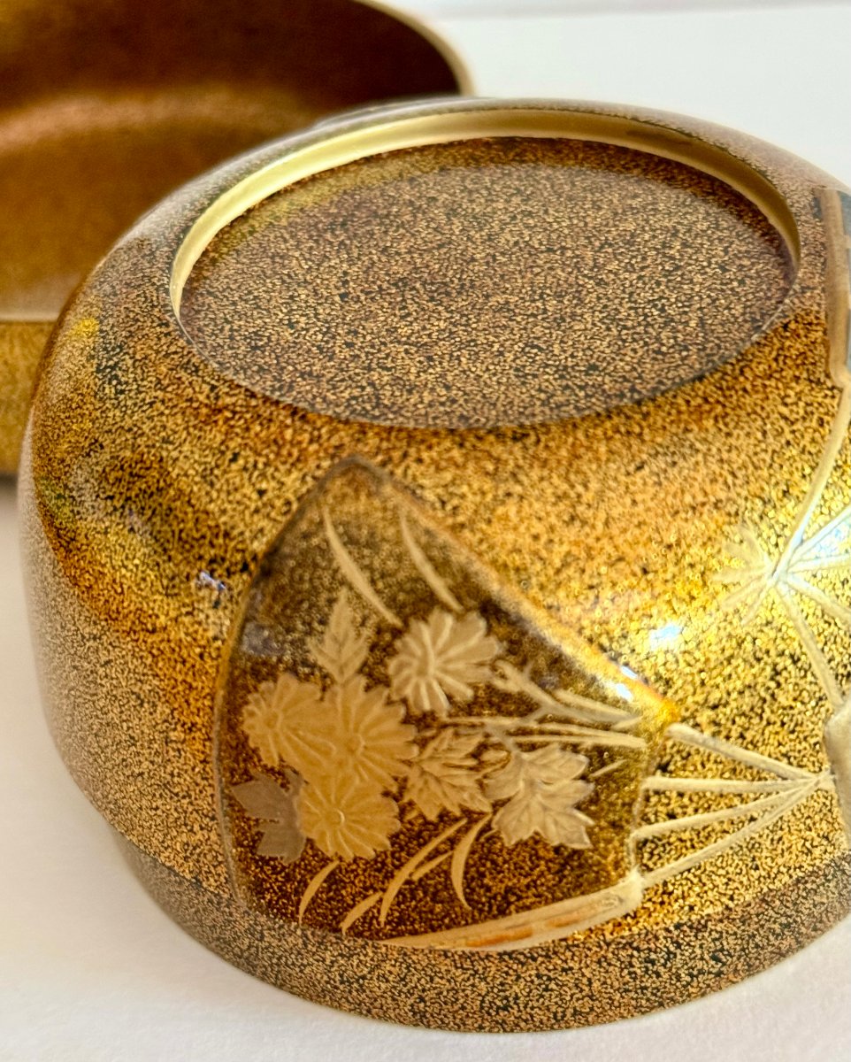 Pot à poudre de thé japonais (natsume)-photo-4