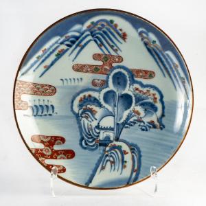 Grande Coupe Ronde Japonaise En Porcelaine