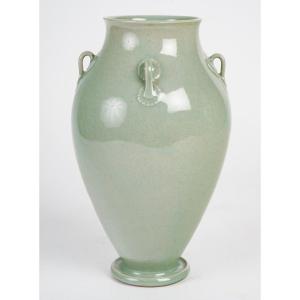Korean Celadon Baluster Vase