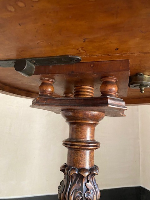 Wooden And Ivory Game Table-photo-8