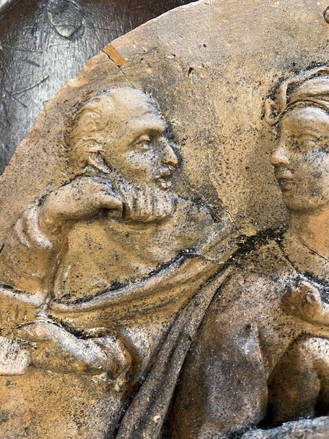 Terracotta Representing The Holy Family-photo-1