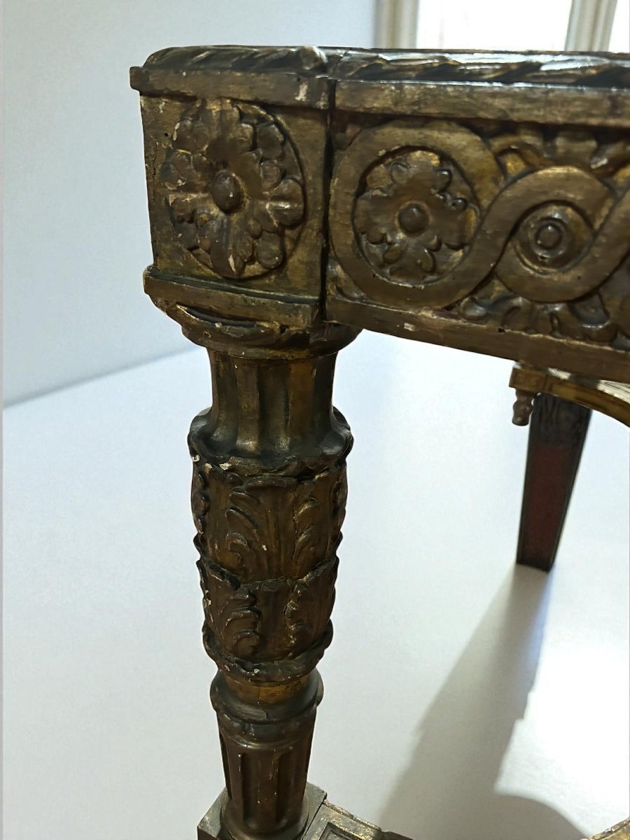 TABLE EN BOIS DORE'-photo-4