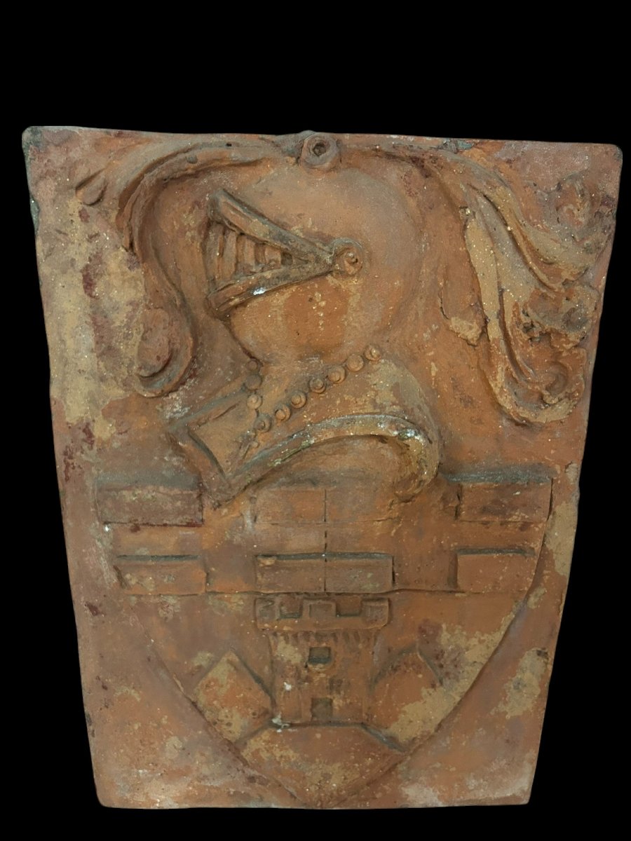 2 High Relief Terracotta Plaques-photo-3