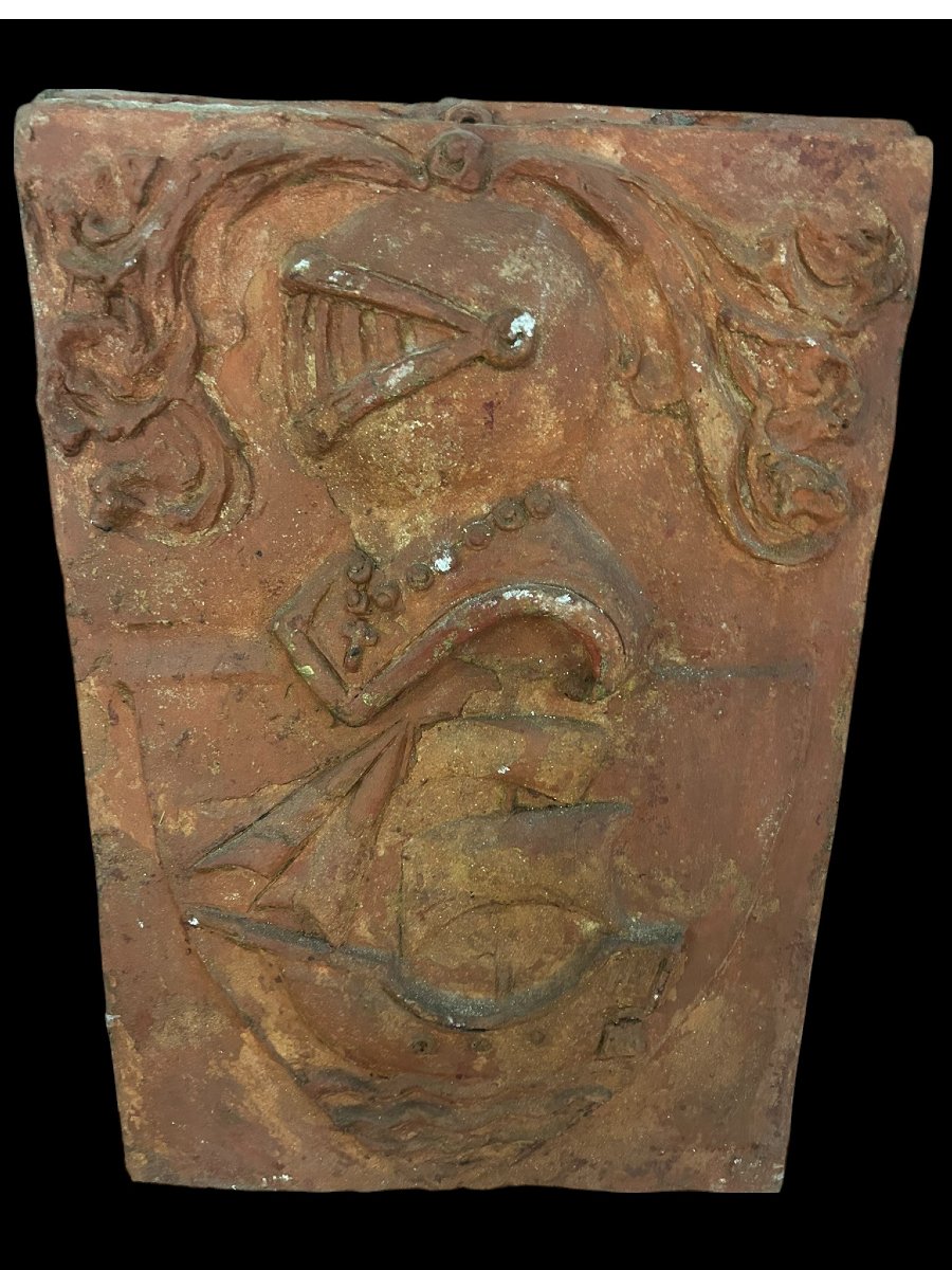 2 High Relief Terracotta Plaques-photo-5