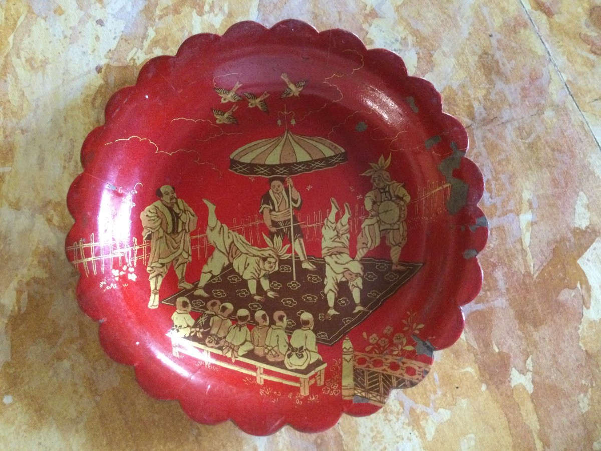6 ASSIETTES EN PAPIER MÂCHÉ-photo-6