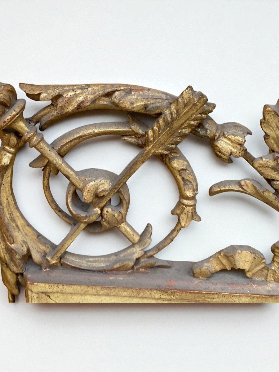 Pair Of Neoclassical Gilded Wood Mirrors-photo-4