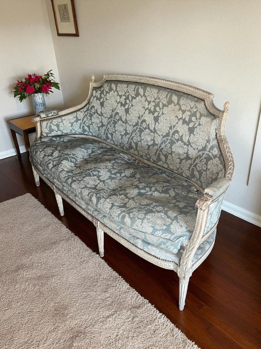 CANAPÉ LAQUÉ ESTAMPILLE' "SENE'?"-photo-1