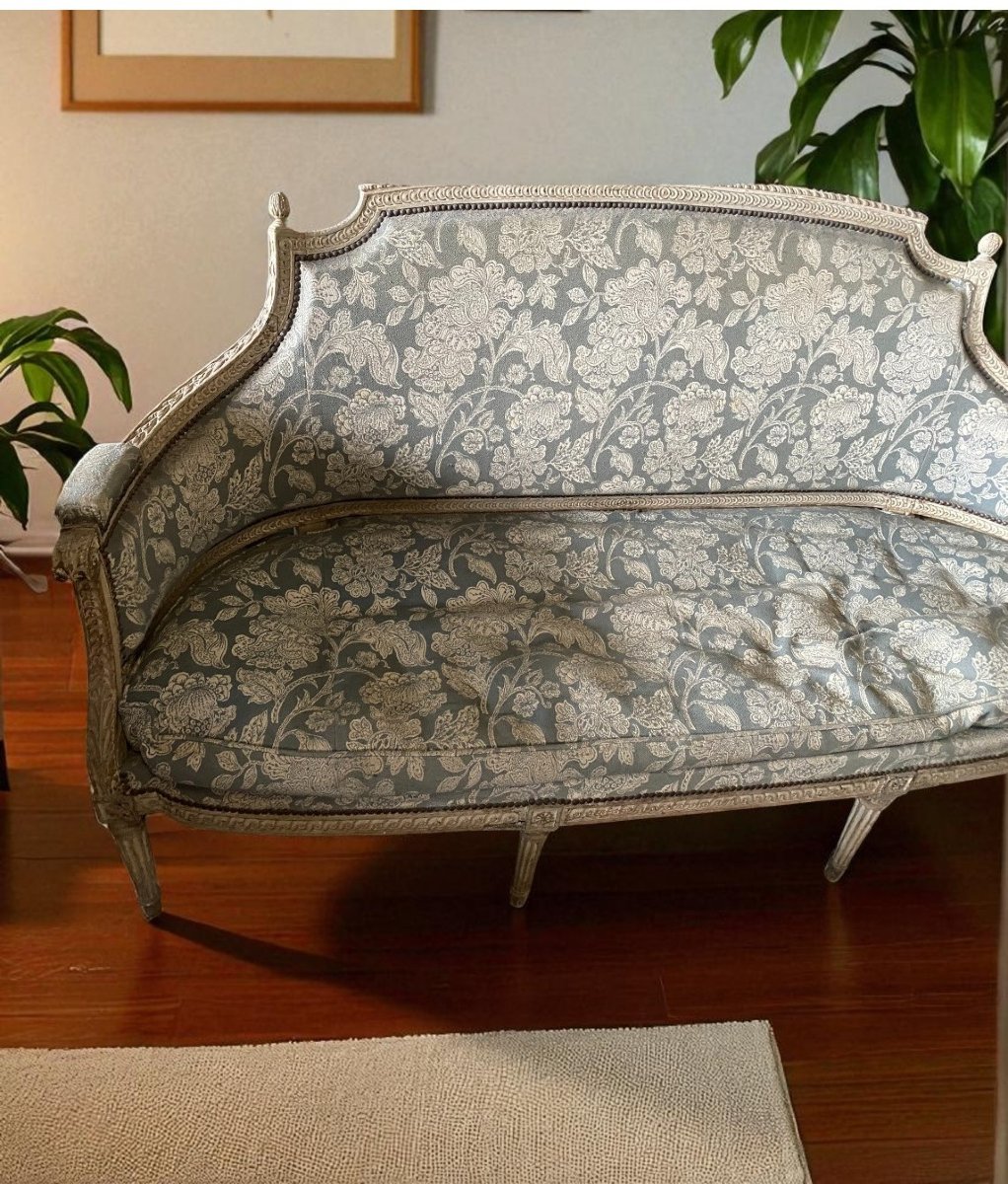 CANAPÉ LAQUÉ ESTAMPILLE' "SENE'?"-photo-3