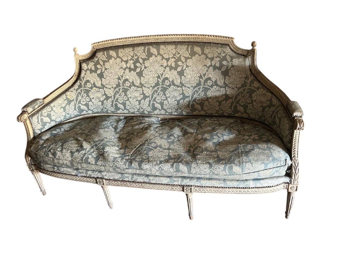 CANAPÉ LAQUÉ ESTAMPILLE' "SENE'?"-photo-5