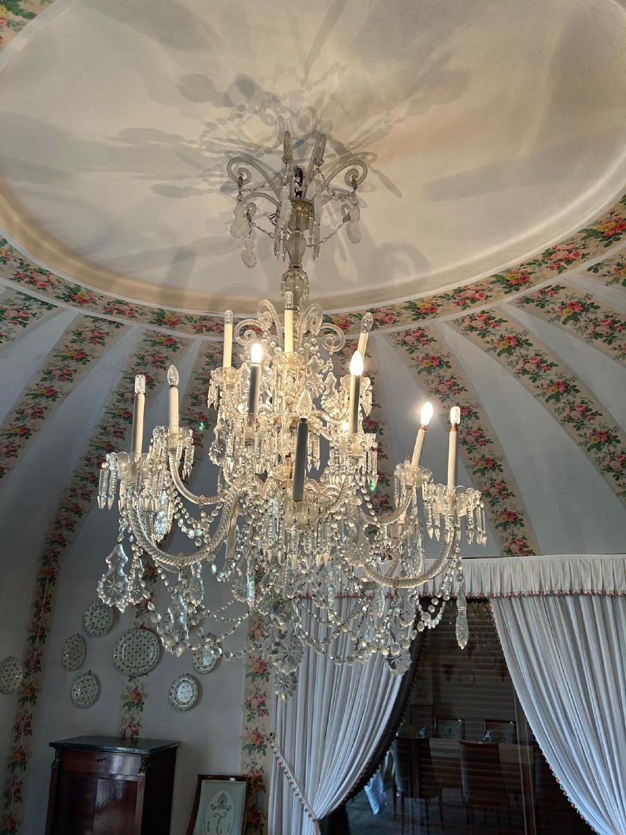 Large Crystal Chandelier