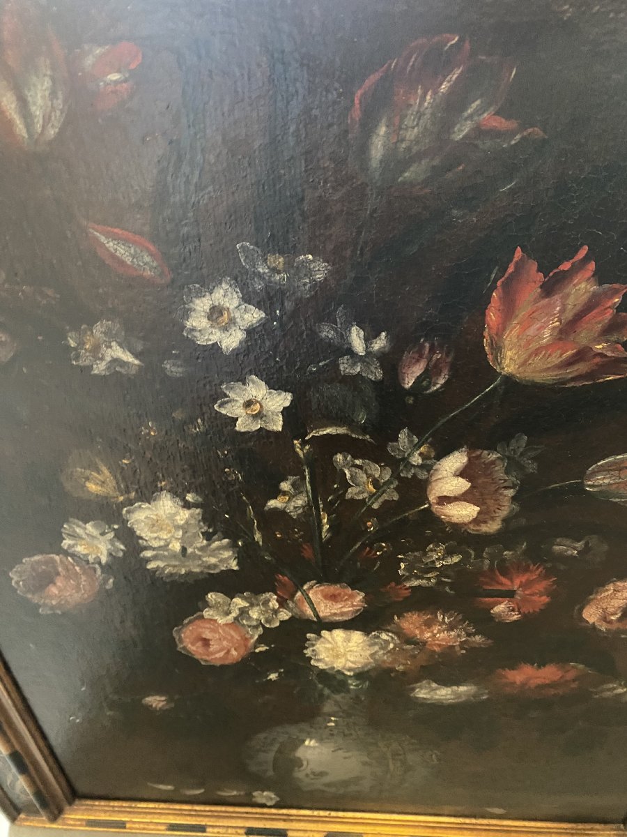 Still Life Painting With A Vase Of Flowers-photo-4