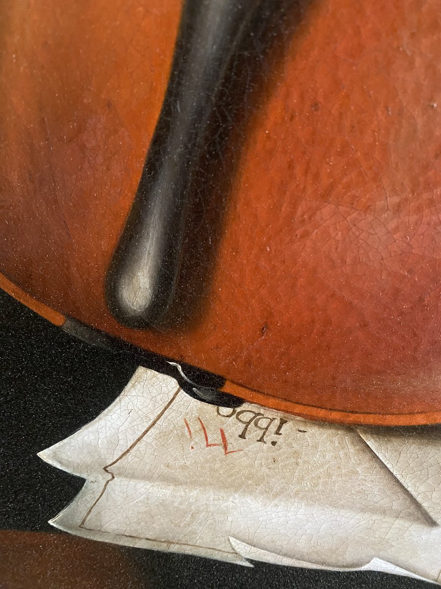 PEINTURE À L'HUILE SUR TOILE XXe SIÈCLE-photo-6