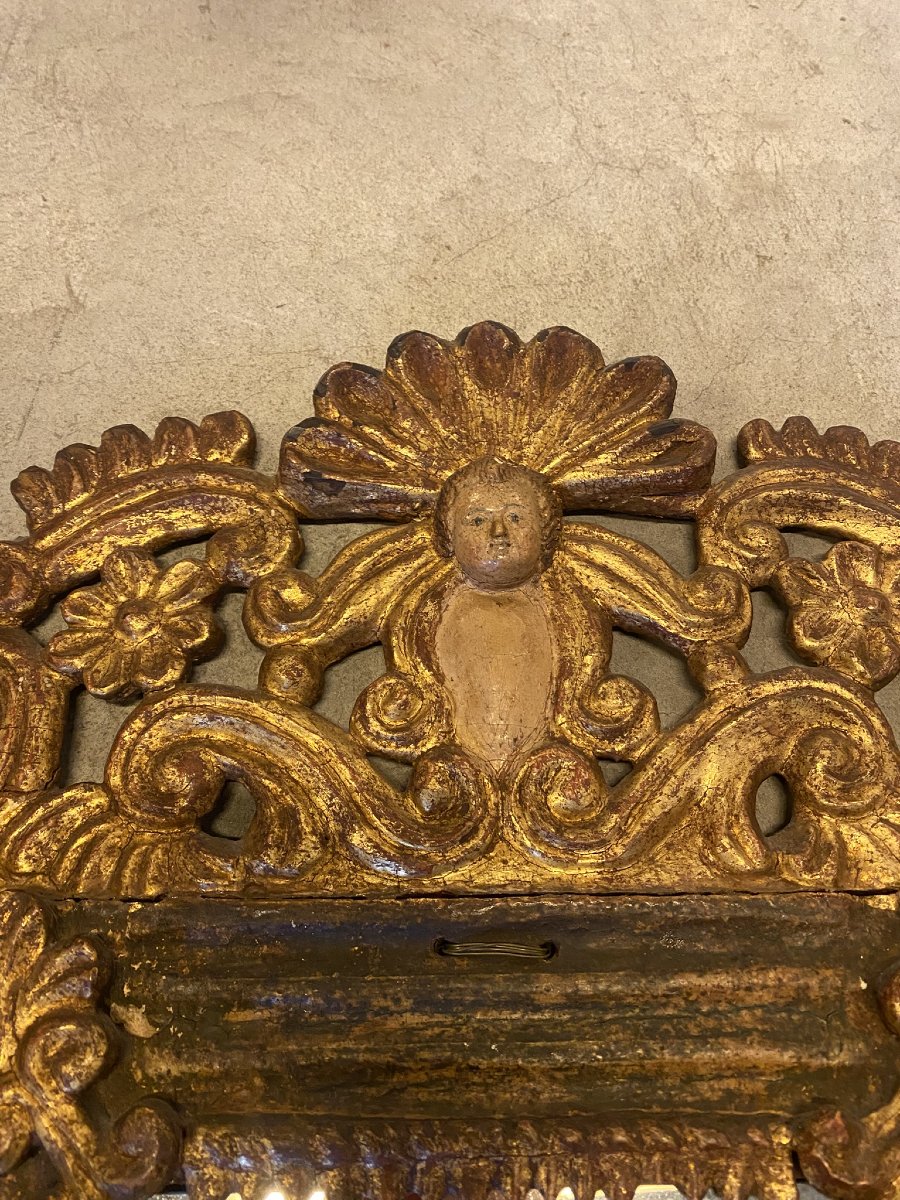 Pair Of Gilded Wood Mirrors-photo-1